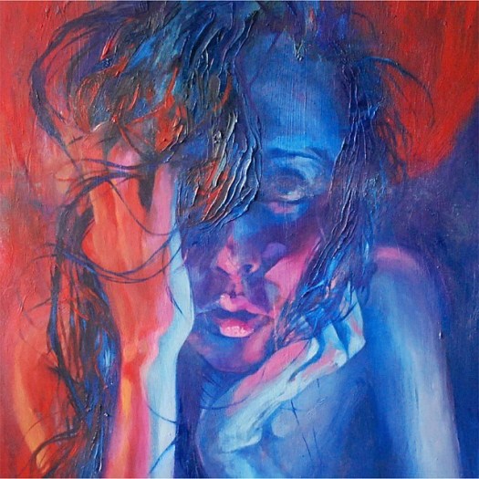 Low Tide (detail), oil on canvas, 2014