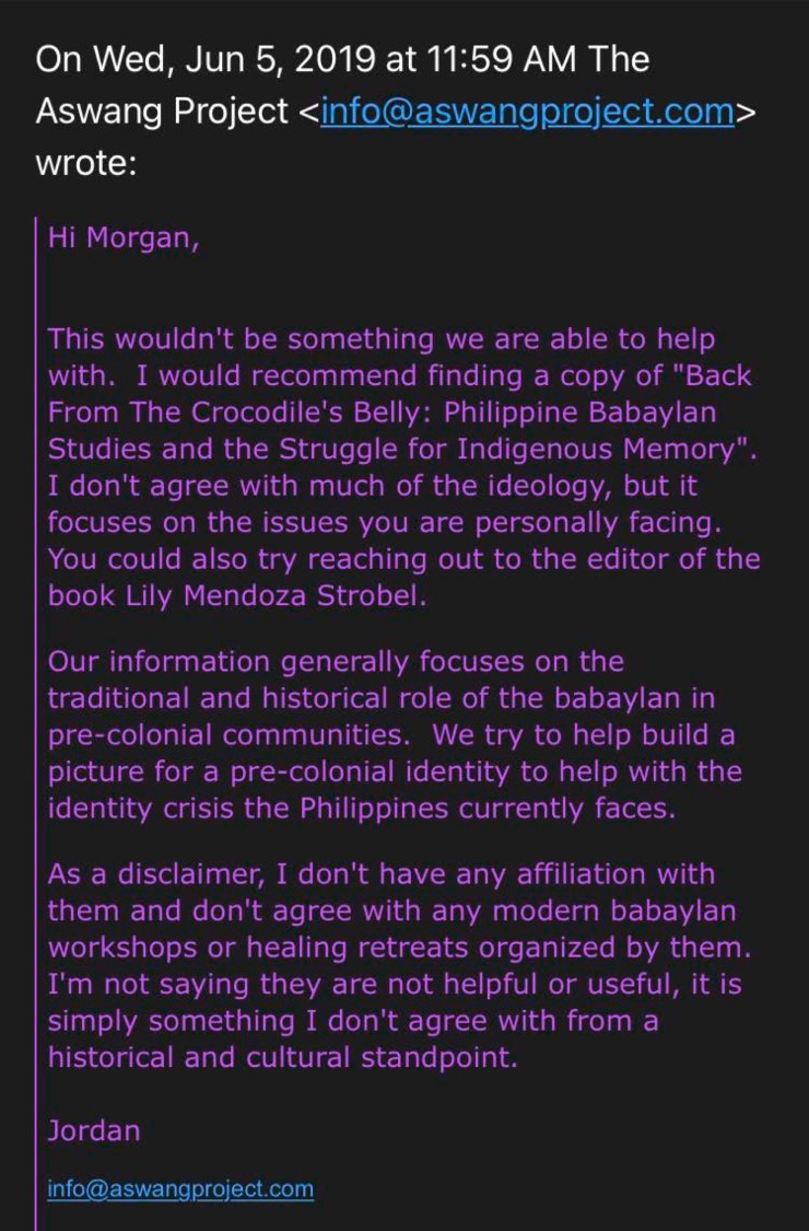 Morgan Hoffman email screenshot 3